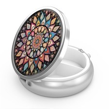 Pill Box 3 Compartment Small Pill CasePortable for Pocket or Purse Pill Organ...