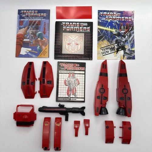 1984 Transformers G1 Jetfire Original Battle Armor Accessories Set Hasbro EUC