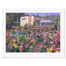 Henri Plisson (1933-2006), "Villa Fontana" Limited Edition Serigraph, Numbered a