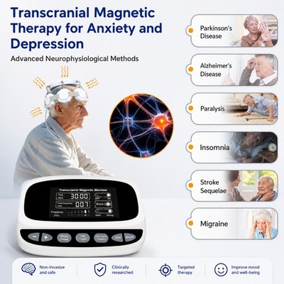 Non-Invasive Transcranial Magnetic Brain Wellness Support for MDD Anxiety Stroke