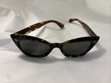 Oliver Peoples Bianka Sunglasses Cat Eye Tortoise Shell OV5387SU RARE read Desc
