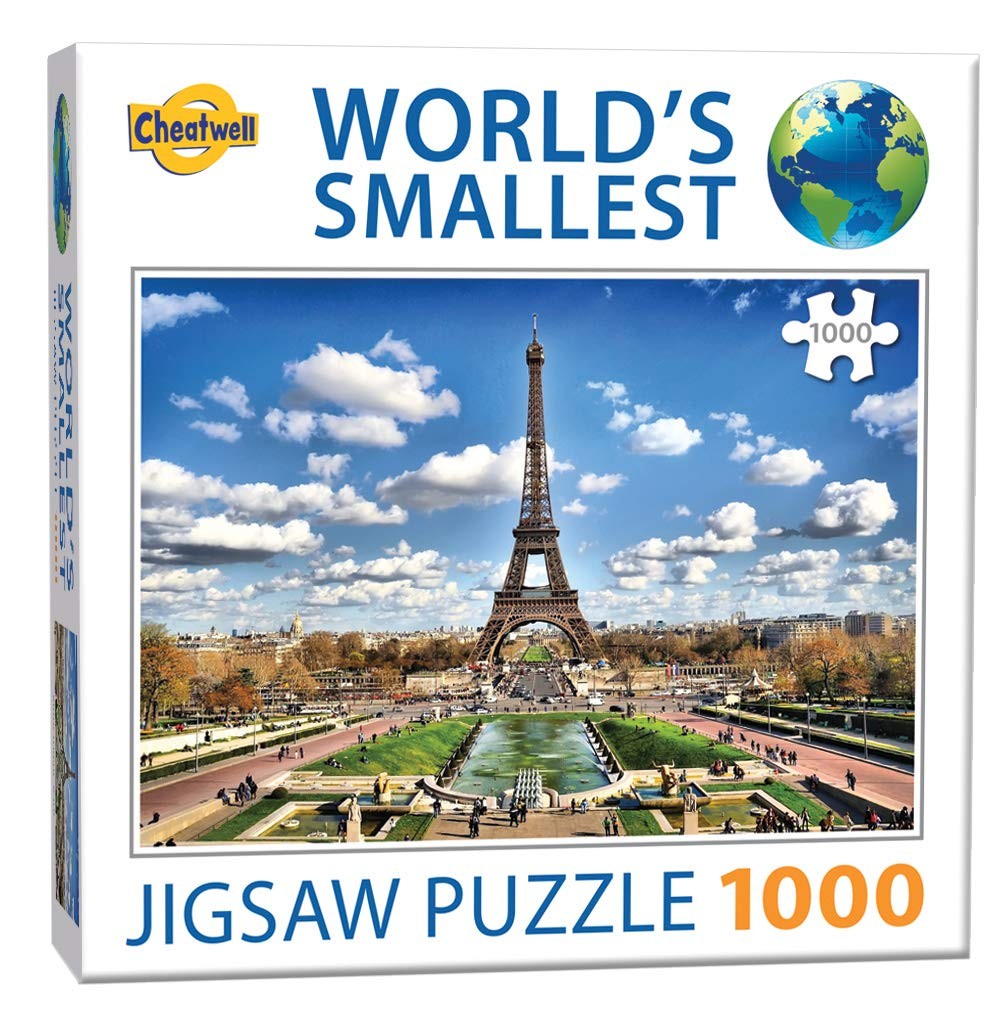 Cheatwell Games 658 13343 Пазлы из 1000 деталей EA Самые маленькие пазлы в мире Eiffel T