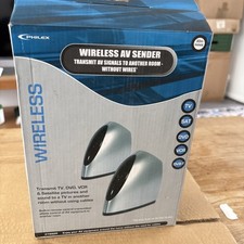 Philex AV Wireless Sender Additional Reciever Transmit Signals To Another Room 