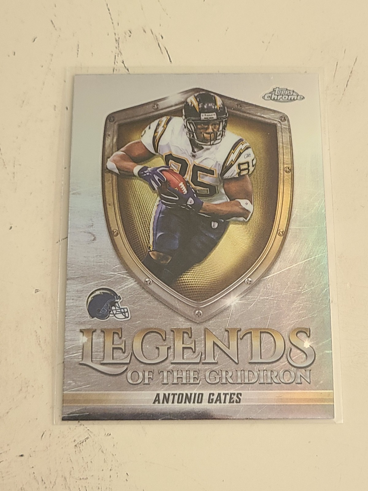 2025 Topps Chrome Antonio Gates LOG-32 Legends Of The Gridiron Refractor