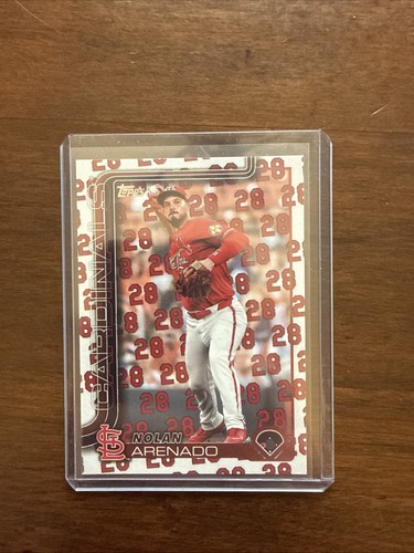Nolan Arenado [Player Number Variation] #101 2025 Topps card