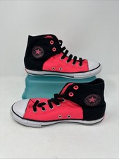 Converse Chuck Taylor Hot Pink and Black All Star High Tops Size 5 New No Tags