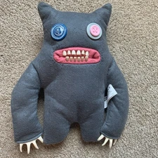 Fuggler Funny Ugly Monsters 12 Inch Clawey (Grey Felt) Plush Toy Spin Master