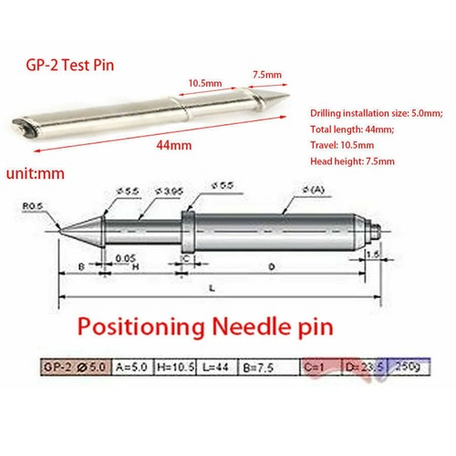 Sonda di prova a molla lunga durata 0 68 mm Pogo Pin strumento presa (100 pz) - Foto 20 di 90