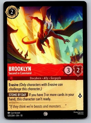 Brooklyn - Second in Command 120/204 Common Whispers in the Well Lorcana NM