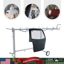 Car Body Painting Stand Painting Rack W 2 Wheels Automotive Paint Supplies