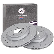 2x A.B.S. BREMSSCHEIBEN 320mm HINTEN VORNE passend für MERCEDES-BENZ SL