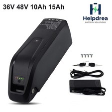 36V 48V 10Ah 15Ah Lithium Ebike Battery for 50W-1500W Electric Bike Motor BMS