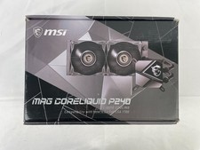 MSI MAG CORELIQUID P240 240 mm Liquid CPU AIO Cooler Please Read 