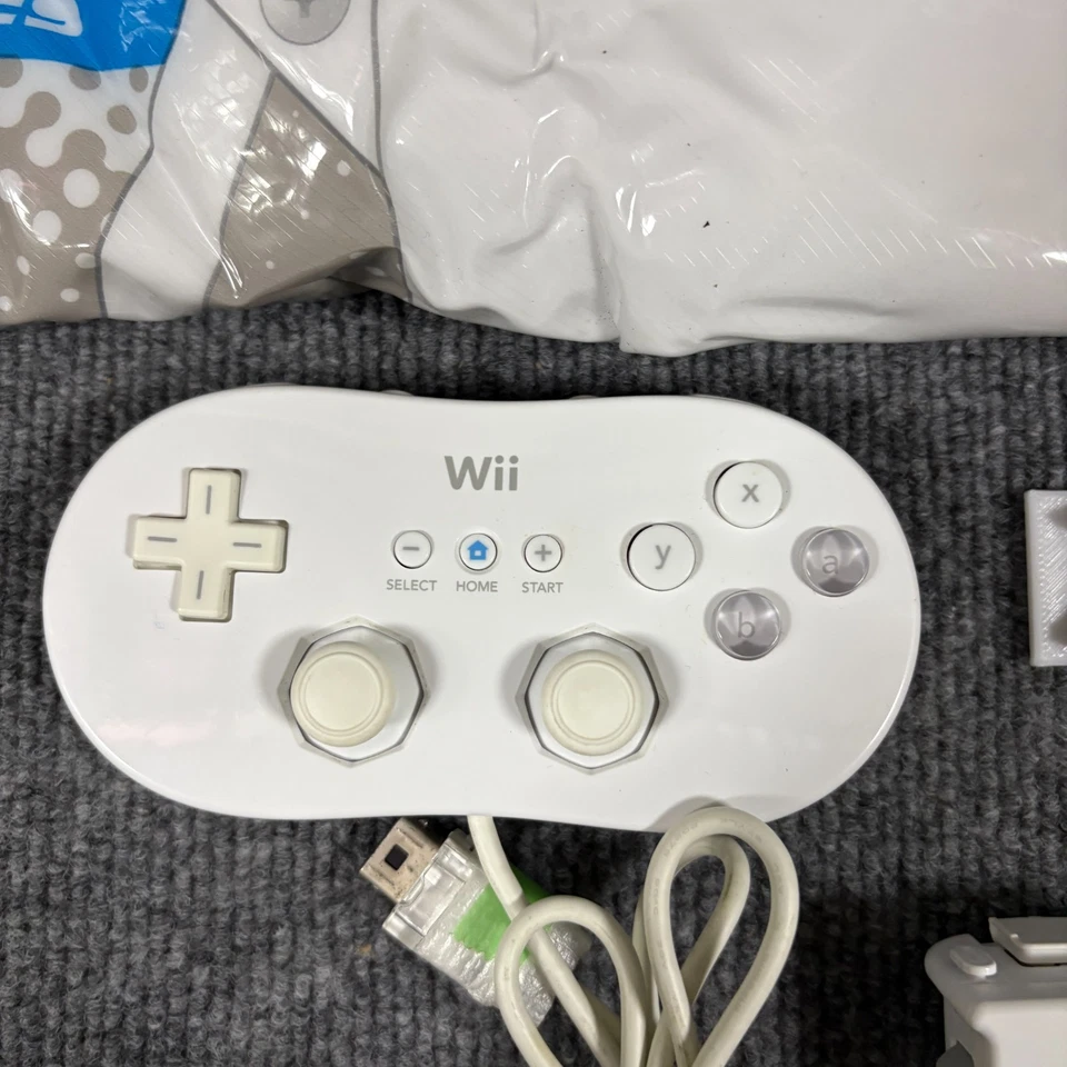 Paquete de accesorios para controlador Nintendo Wii Classic Motion Plus adaptador Dance Pad Foto 3 de 4