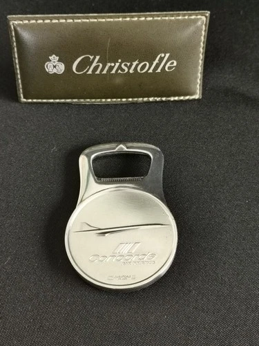 Christofle Concorde Air France Rare New York 1985 Collector Bottle Opener