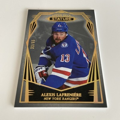 NHL Card-Alexis Lafreniere-Photo Variante xx/65-Stature 2022-23-Rangers
