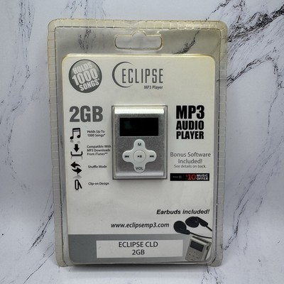 Eclipse MP3 Audio Music Player Black 2GB (CLD2SL) ￼New Sealed