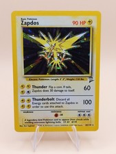 Zapdos Base Set 2 Holo Rare 20/102 Pokemon Card - WOTC 1999 on eBay