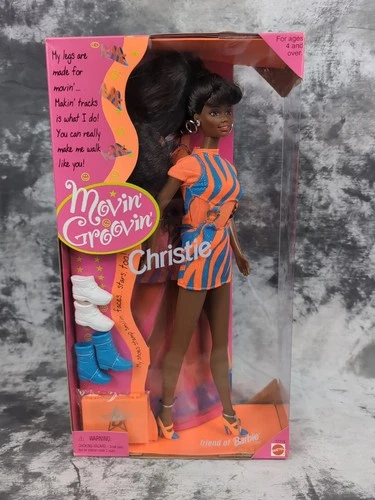 Movin' Groovin' Christie Doll 17715 Vintage 1997 Mattel Sealed in Box NRFB