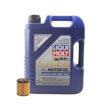 5L Liqui Moly Leichtlauf High Tech 5W40 Hengst Engine Oil Change Kit for R50 R53