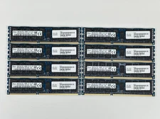 128GB Lot of 8x 16GB 2Rx4 PC3-14900R ECC DDR3 Server RAM Memory Cisco Dell HP