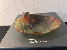 Coupelle panthère en cristal Daum France