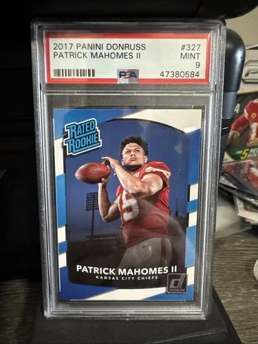 2017 Panini Donruss - Rated Rookie Patrick Mahomes II #327 (RC)