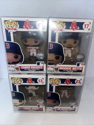 Funko Pop! MLB Lot Of 4 Boston redsox