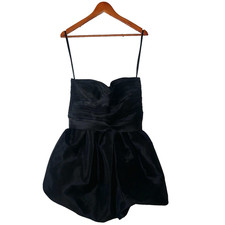 Calvin Klein Black Strapless Evening Dress Size 4