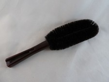 Stanley Home Lint Brush Clothes Suit Black Bristles Brown Handle Retro Vintage