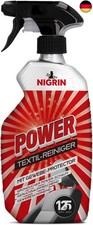 NIGRIN POWER Textil-Reiniger für Auto Innenraum, mit Gewebe-Protector, reinigt 