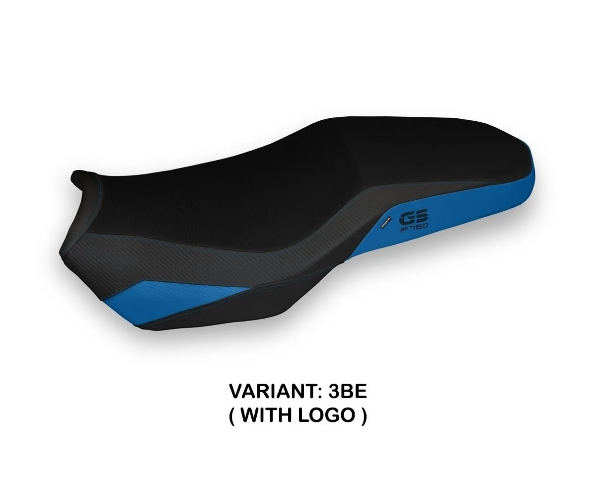 Seat saddle cover Marsh 3 Blue (BE) TPZ Italia for BMW F 850 GS 2018 > 2022 4B