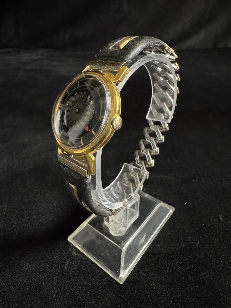 Vintage Ernest Borel Cocktail Watch 33mm Swiss 17 Jewels Mens