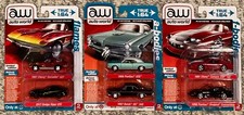 Auto World Deluxe 2-Packs, Bundle of 3 Target Exclusive Corvette Camaro Pontiac
