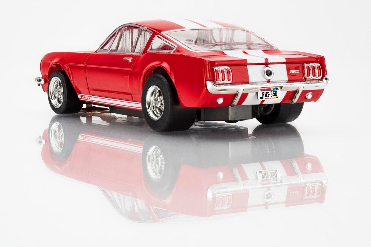 AFX Mega G+☆1965 Shelby Mustang GT350R☆赤 AFX Shelby GT350R Ford Mustang Red HO Slot Car 22152 for Auto