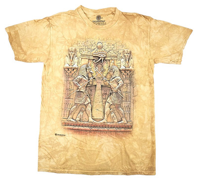 The Mountain Tan Egyptian Anubis Graphic Ancient History Tee T-Shirt NWT - M