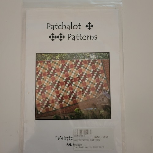 Quilt Pattern Lot of 2 Patchalot Patterns: Hickory Sticks & Wintergreen Patterns - Picture 5 of 7