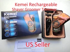 Kemei Rechargeable Shaver Groomer Trimmer perfect for travel and camping KM-Q788