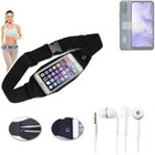 Sac Ceinture bandoulière taille pour Tecno Pop 5S + écouteurs Sport Fitness r?