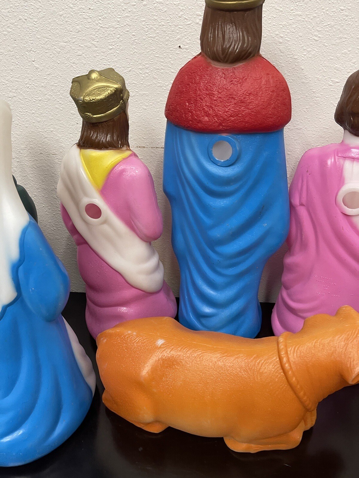 VTG Empire Blow Mold Nativity Set 8 Pc Lot Christmas TABLE TOP 23" Outdoor eBay