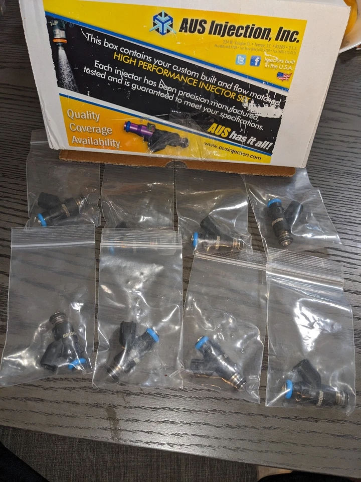 AUS Injectors 320 cc HIGH FLOW fit SILVERADO & SIERRA 2008-13 x8 - Image 2 of 3