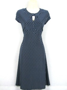 lindy bop blue polka dot dress