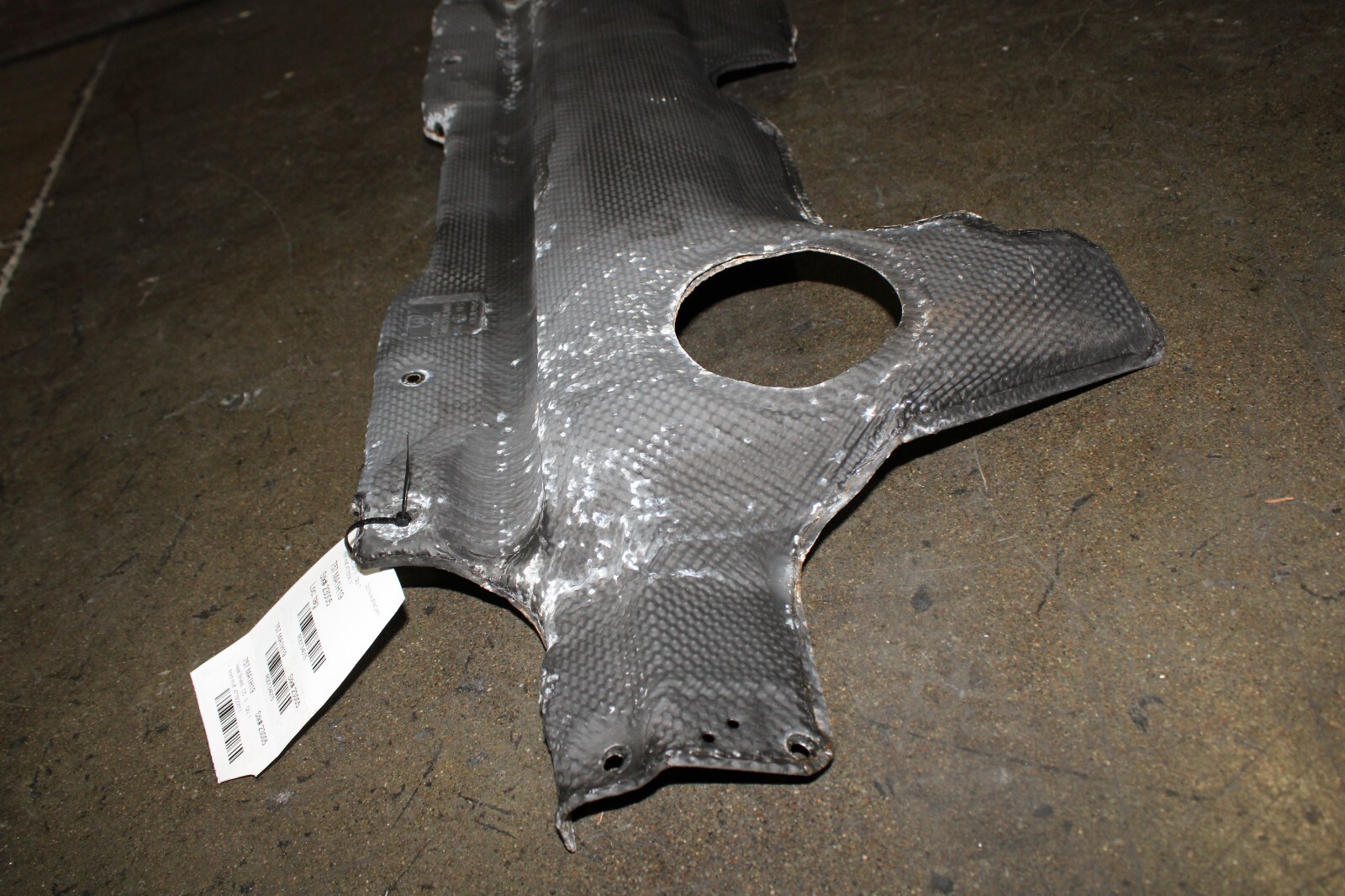 Lamborghini Huracan, LP610, 580 Front Muffler Heat Shield, Used, P/N 4T7825613