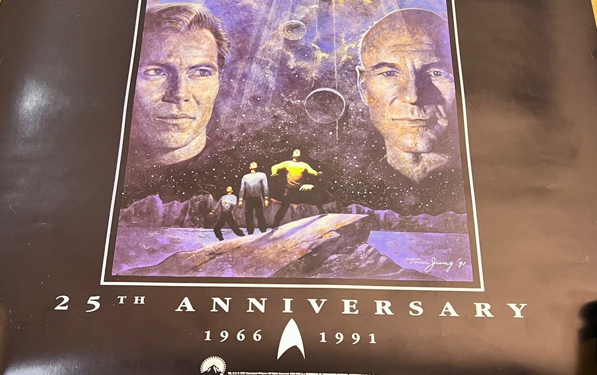 STAR TREK anniversary art work ポスター Star Trek The Next Generation - 7th Anniversary Poster | eBay