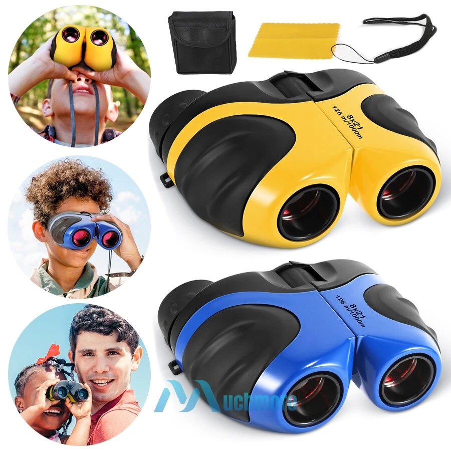Kids Binoculars Shock Proof Learning Toy Gift for Age 3-12 Years Old Boys Girls - Image 2 of 4