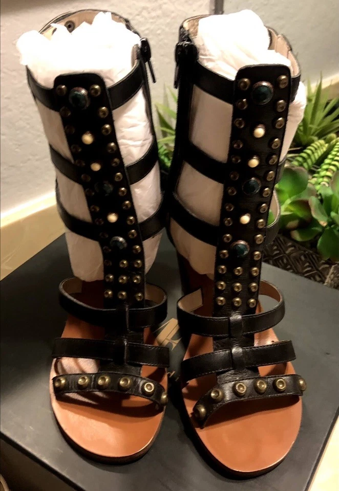 Mia Limited Edition Olympus YL169 Authentic Leather Size 7.5 Regular Color Black - Image 3 of 4