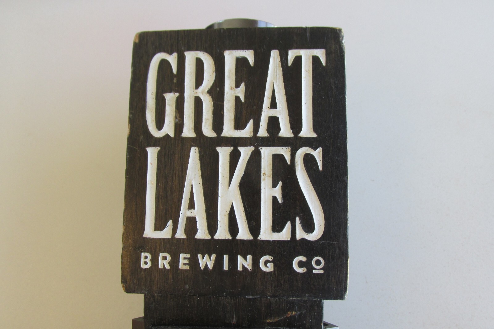 Great Lakes Brewing Co. Beer Tap Handle With Inserts Good Condition