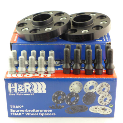 H&R Spurverbreiterung 100mm schwarz für BMW 5er 6er 7er X3 X6 Mini