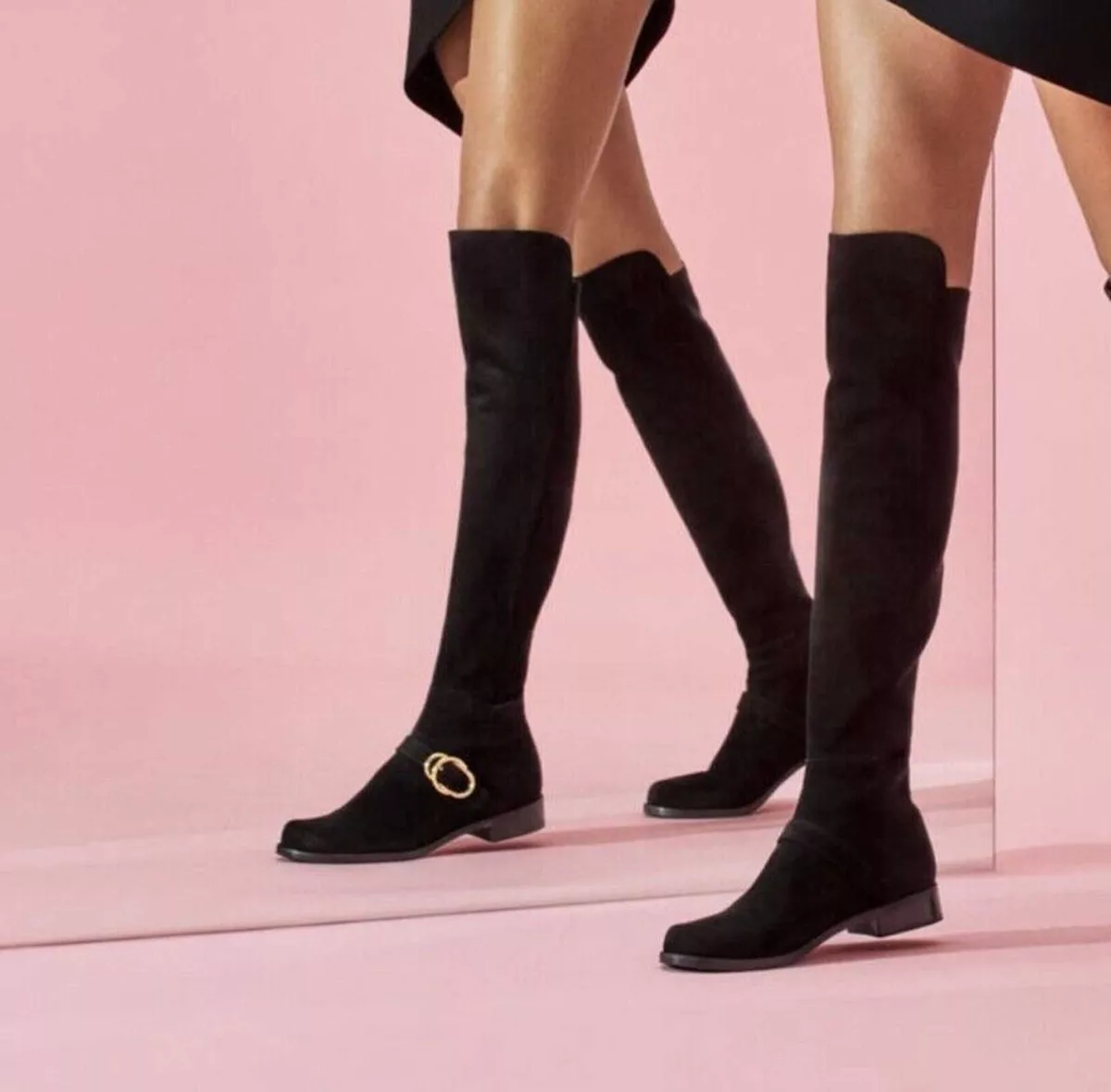 Stuart weitzman clearance black suede booties