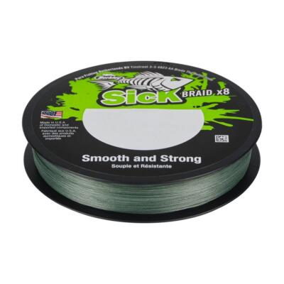 (0,106 /m) Berkley Sick Braid X8 300m geflochtene Angelschnur alle Farben Schnur